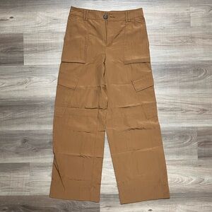 Vince Tan Casual Fluid Cargo Trousers